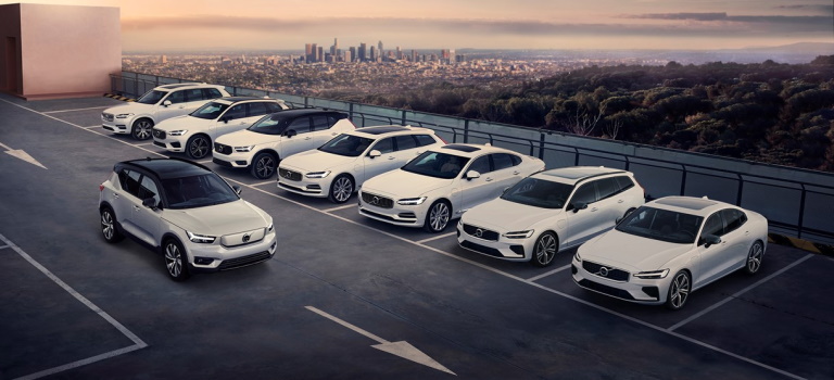 Volvo electric model line